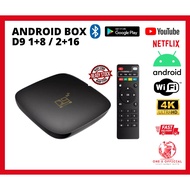 ‼️READY STOCK KL‼️ D9 ANDROID BOX Support 2.4G &amp; 5G WiFi TVBox 4K Android 10 Version TV Box TV
