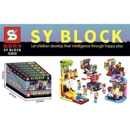 SY Sheng Yuan 5302 5302A 5302B 5302C 5302D 5302E 5302F Arcade Game Centre 6 in 1 Set Minifigures Bui