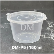 Sauce Cup 150 ML (50 pcs) - Sambal Cup Sauce 150 ML contents 50 pcs - DM 150 ML - Sauce Container wi