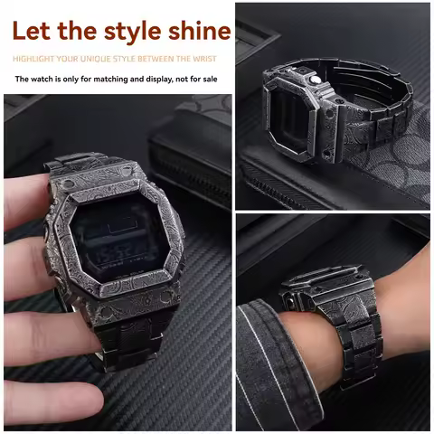 GX-56 metal case+strap for Casio G-SHOCK GX-56BB GWX-56 personalized modification DIY set mens watch