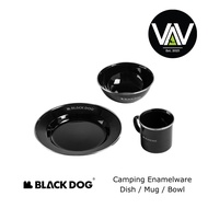 BLACKDOG Camping Enamel Dinnerware
