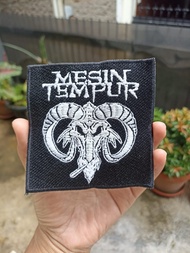 Emblem Patch Bordir Tulisan Mesin Tempur
