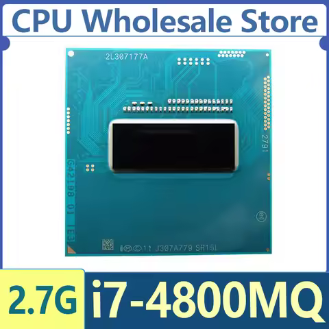 Intel Core i7-4800MQ SR15L i7 4800MQ 2.7GHz Quad-Core Eight-Thread CPU Processor 6M 47W Socket G3 /