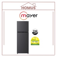 MAYER 334L 2-Door Frost Free Top Mount Freezer Fridge MMFT350MG