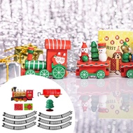 [tenlzsp0bc] Christmas Train Set Realistic Sound and Light Classical Electric Train Toy for Children