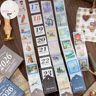 XOITR GO 365pcs Vintage 365 Days Daily Life Tape Stiers For Collage Junk Planner Scrapbooking Diy Ma