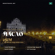 Macao (China) eSIM 1GB-5GB Data | Instant eSIM Delivery | 5G/4G High Speed | REDXTRAVEL.MY