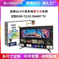Foreign Trade32Inch TV Set QLED Quantum Dot Liquid Crystal Network HD TV50Inch55Inch Smart Global Un