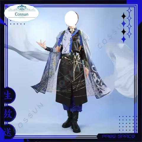 COSSUN [Customized] NIJISANJI Vtuber Rou Cosplay Costume Halloween Outfits Men New Suit Uniform