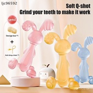 [ljc96592] Silicone Baby Teether Bite Toy, Cartoon Cute Bunny NJ1Y