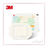 3M - 3M Tegaderm +Pad Waterproof Transparent Film Dressing 防水透明敷料傷口貼 連不黏棉墊 - 3586 外框9 x 10 cm 一片裝 1p