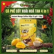 [02.02] MEET MORE Instant Mango Coffee | Low Cafein, Does Not Cause Drunk | Office Convenience (Bag 