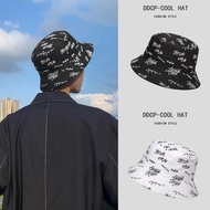 fisherman hat for men Graffiti embroidery fisherman hat bucket hat for men women hat reversible summ