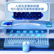 狼蛛AC210小翹無線透明機械手感鍵盤辦公滑鼠筆記本電腦鍵鼠套裝