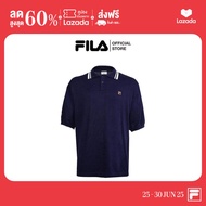 FILA เสื้อโปโลผู้ชาย OLD MONEY รุ่น POA240701M - Navy