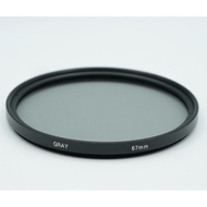 Grey Filter 67mm Color Lens Filter 67 mm Camera Filters - Grey Filter