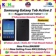 Samsung Galaxy Tab Active 2/3 8.0" Rugged Tablet Android 9.0 Untuk Kanak Main Game Learning Working 
