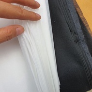 10m of thin paper glue with 1M wide glue beads used in the garment industry