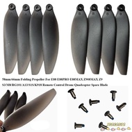 INARANJA Folding Propeller Blades, Plastic 58mm/66mm Remote Control Drone Parts, Universal Black Qua