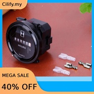 Engine Hour Meter Round Machinery Timer High Precision Quartz Timer Hourmeter 6V-80V Hour Counter Ga
