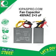 ELMARK/NSB/ALPHA/MONTE AIR FAN CAPACITOR 2+3UF 450VAC FAN CAPACITOR - UP TO 20,000 RUNNING HOURS ( 1