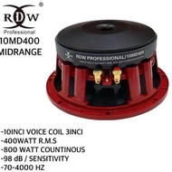 PROMO- SPEAKER KOMPONEN RDW 10MD400 10 INCH SPESIAL MID