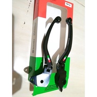 Brake handle vario 150 cbs mio vario beat karbu black imported Italian logo