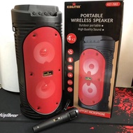 KINGSTER KST-7683 Karaoke Wireless Bluetooth Portable Speaker with FREE MICROPHONEaudio speaker