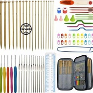 Knitting needle set crochet set complete knitting tool package 53 pcs