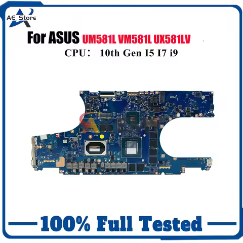 UX581LV Laptop Motherboard For ASUS ZenBook UX581LS UM581L UX581LU UX581LV VM581L UX581 Notebook Mai