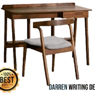 DARREN Rubberwood Writing Desk