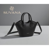 READY STOCK SUVANA Mini Tote Handbag Women | Elegant Structured Handbag | Premium PU Leather | Offic