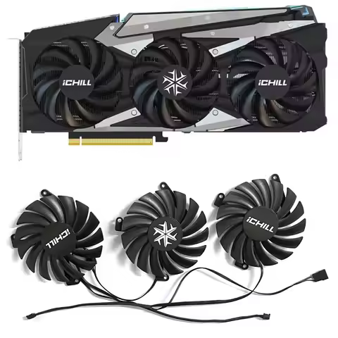 For INNO3D Rtx 3080 Rtx 3080 Ti Rtx 3090 Ichill X4 Graphics Cooling Fan CF-12915S Rtx 3080 3070 Ichi