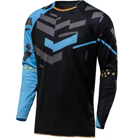 2021 NEW Mtb Fox Jersey Motocross Cycling Off Road Dirt Bike Riding MTB DH Men's Racing Long Sleeve
