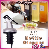 [1Pcs] Oil Bottle Stopper Lock Plug Seal Leak-proof Food Grade Rubber Nozzle Sprayer Liquor Dispenser Wine Pourer 油瓶导嘴