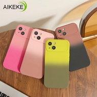 Compatible For OPPO A97 Reno 8Z 7Z 8 7 Lite Find X6 X5 X3 Pro R17 F21 Pro 5G Phone Case Simple Gradient Soft Silicone Camera Lens Bumper Couple Mobile Back Cover