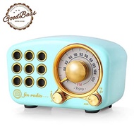 Retro Bluetooth Speaker， Vintage Radio-Greadio FM Radio with Old Fashioned Classic Style， Strong Bas