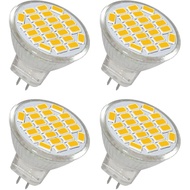 3W MR11 LED Flood Light Bulbs, GU4 Bi-Pin Base, 180°Beam Angle, 12V 20W Halogen Bulbs Equivalent, 30