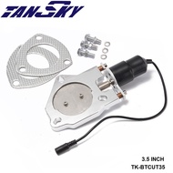 3.5"  Electric Exhaust Cutout Remote Control Motor Kit For GM Holden Nova 68-74 69 70 71 72 73 TK-BT