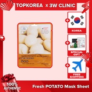 ★3W CLINIC★/////  10 PCS  /////Fresh Facial Mask Sheet  - 14 Options / TOPKOREA / Shipping from kore