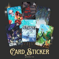 [Pokemon Card Sticker - POKEMON DAILY Part 1] TnG Sticker / Access Card Sticker / Card Sticker