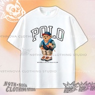 24h shipping N9THNOVA Bear Polo High-quality T-shirt, Unisex, Street Style