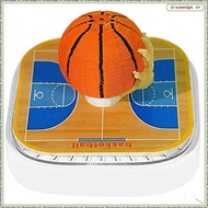 [dreamedge] Tear Off Calendar Mini Desk Calendar DIY Gifts 3D Tree Basketball Calendar 3D Standing O