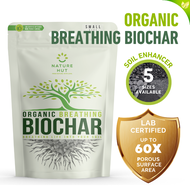 Nature Hut Organic Breathing Biochar: Soil Enhancer for All Plants. Boosts Root Growth , Prevent Roo