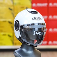 HJC I40N 3/4 Hat with 2 Glasses Glossy White - Meets ECE 22.06 Standards