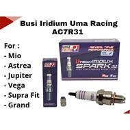 Iridium Spark Plug Uma Racing No. 7 AC7R31 Bebek Mio Short Thread