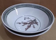 早期韓國大田燒瓷碗麵碗碗公-直徑20公分-2個合售