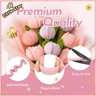 DIY Tulip Bouquet Kit Twister Stick 16/32pcs Fuzzy Wire Flower Handmade Gift Craft Set Free Tutorial