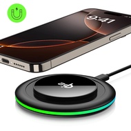 25W Desktop Mobile Phone Wireless Charger qi2.2 Ultra-Thin Round Wireless Charger Gift