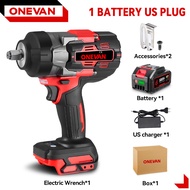 <EX SHOP> ONEVAN 2800N.M Brushless Electric Impact Wrench 1/2 Inch Cordless Torque Wrench Screwdrive